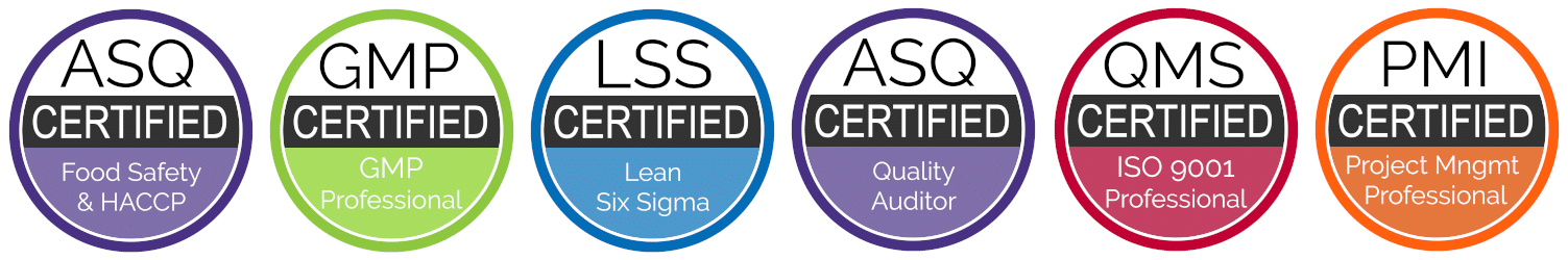 Certifications Group line shrunk